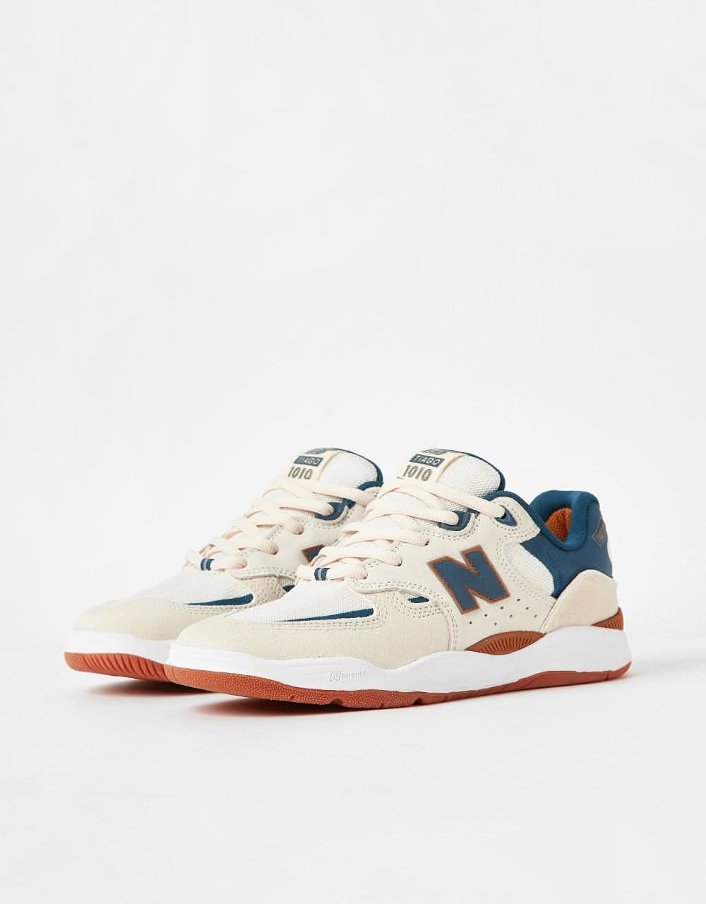New Balance Numeric Tiago Lemos 1010 Skate Shoes - Sea Salt/Teal - Image 4