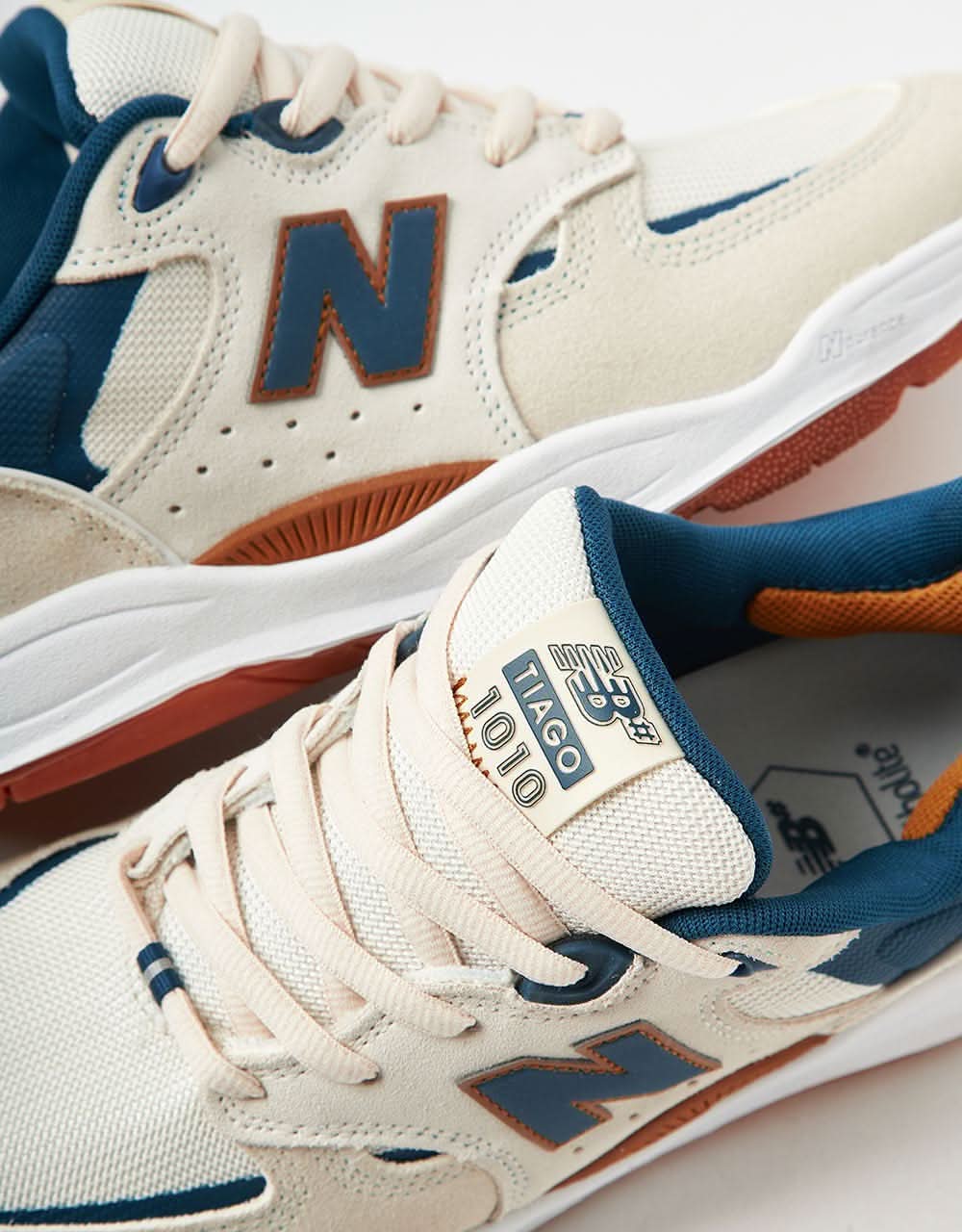 New Balance Numeric Tiago Lemos 1010 Skate Shoes - Sea Salt/Teal - Image 5