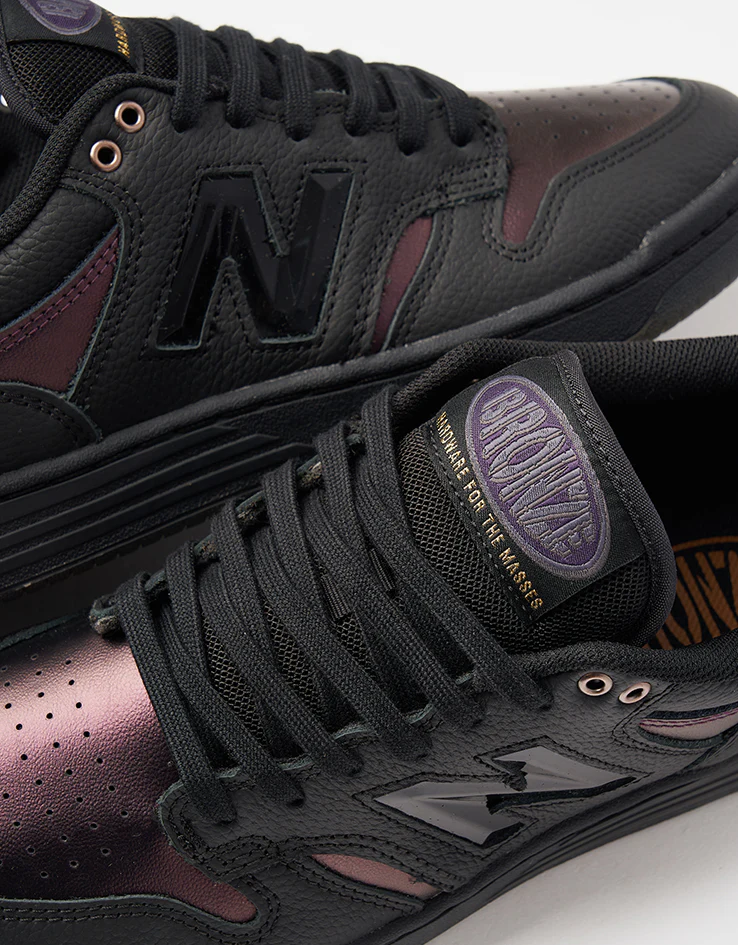 New Balance Numeric x Bronze 56k 480 Skate Shoes - Black/Black - Image 8