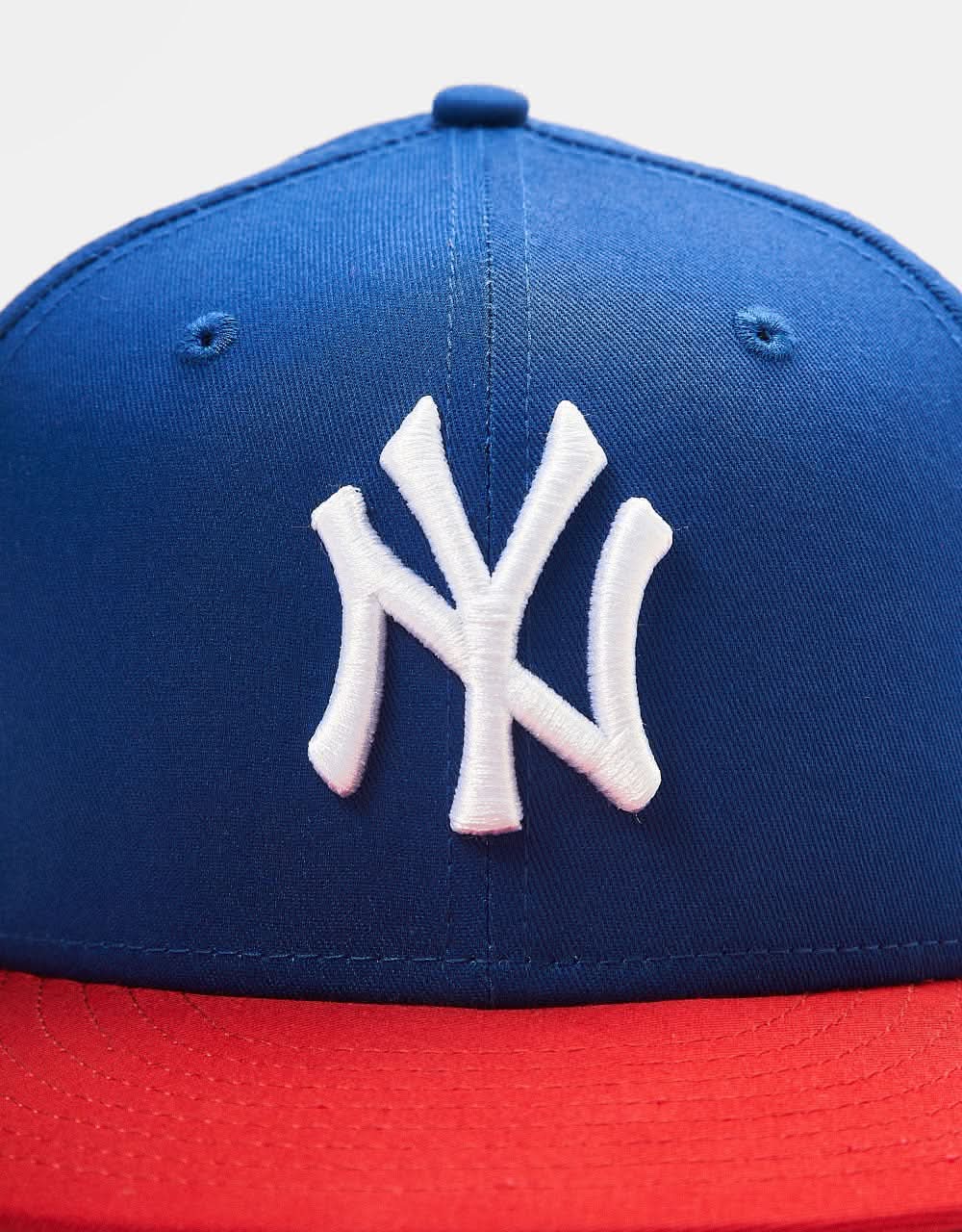 New Era 9Fifty MLB New York Yankees Cotton Block Snapback Cap - Royal/ - Image 2