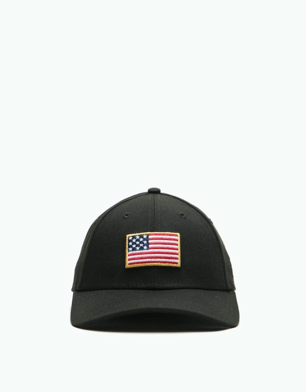 New Era 9Forty Flagged Cap - Black - Image 3