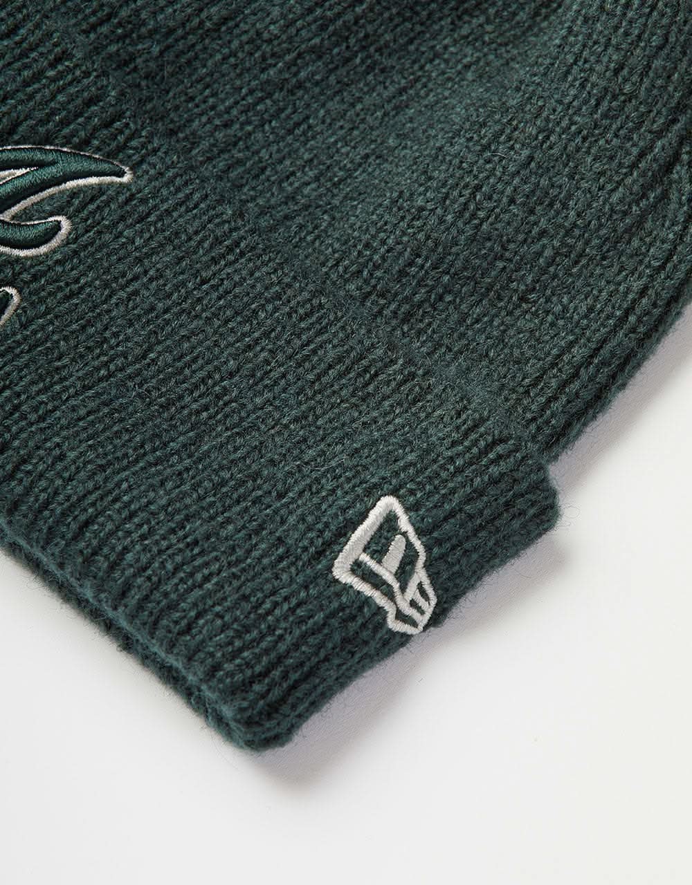 New Era Atlanta Braves World Series Patch Beanie - Dark Green - Image 3