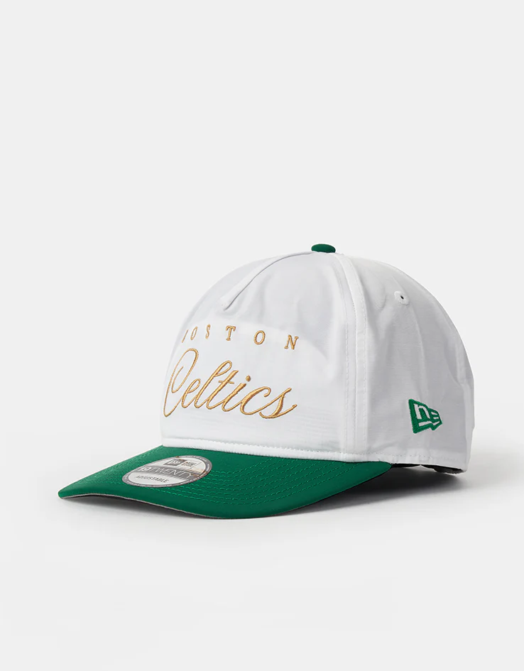 New Era Boston Celtics NBA Draft Golfer Strapback Cap - White/Green