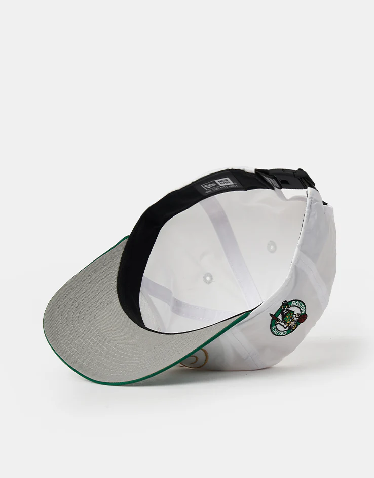 New Era Boston Celtics NBA Draft Golfer Strapback Cap - White/Green - Image 6