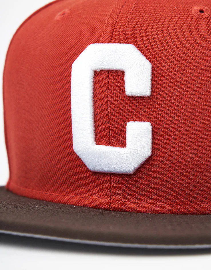 New Era Chicago Cubs Visor Clip 59Fifty® Fitted Cap - Rust/Brown - Image 2
