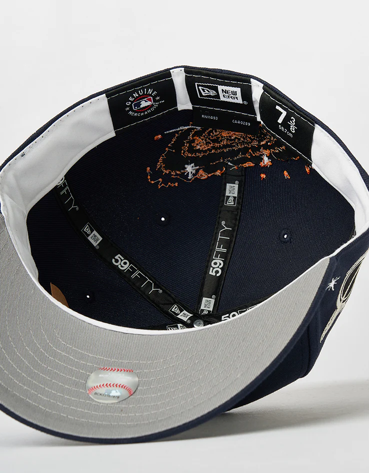New Era Houston Astros Planet Icon 59FIFTY® PC Fitted Cap - Navy - Image 6