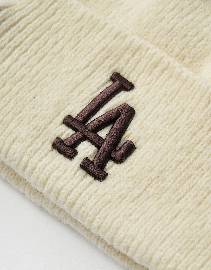 New Era Los Angeles Dodgers MLB World Series Beanie - Light Beige - Image 2
