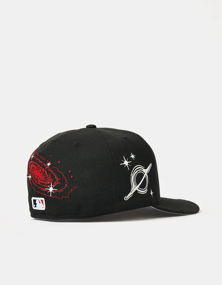 New Era Los Angeles Dodgers Planet Icon 59FIFTY® PC Fitted Cap - Black - Image 5