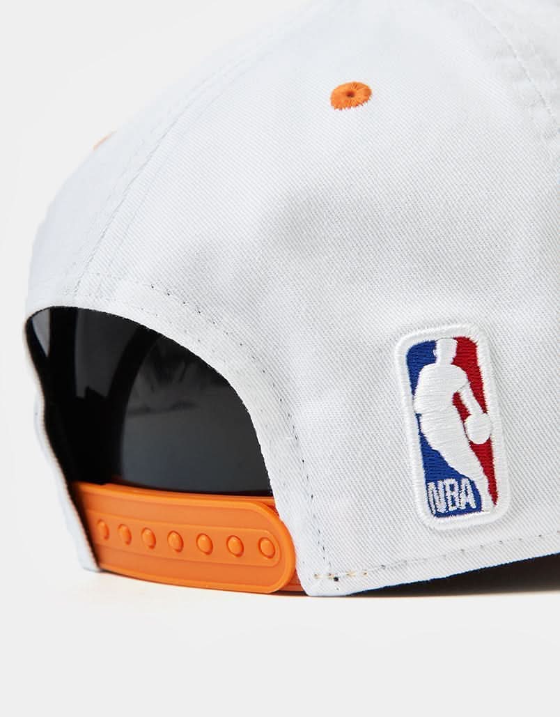 New Era NBA Phoenix Suns Washed Golfer Cap - White/Orange - Image 4