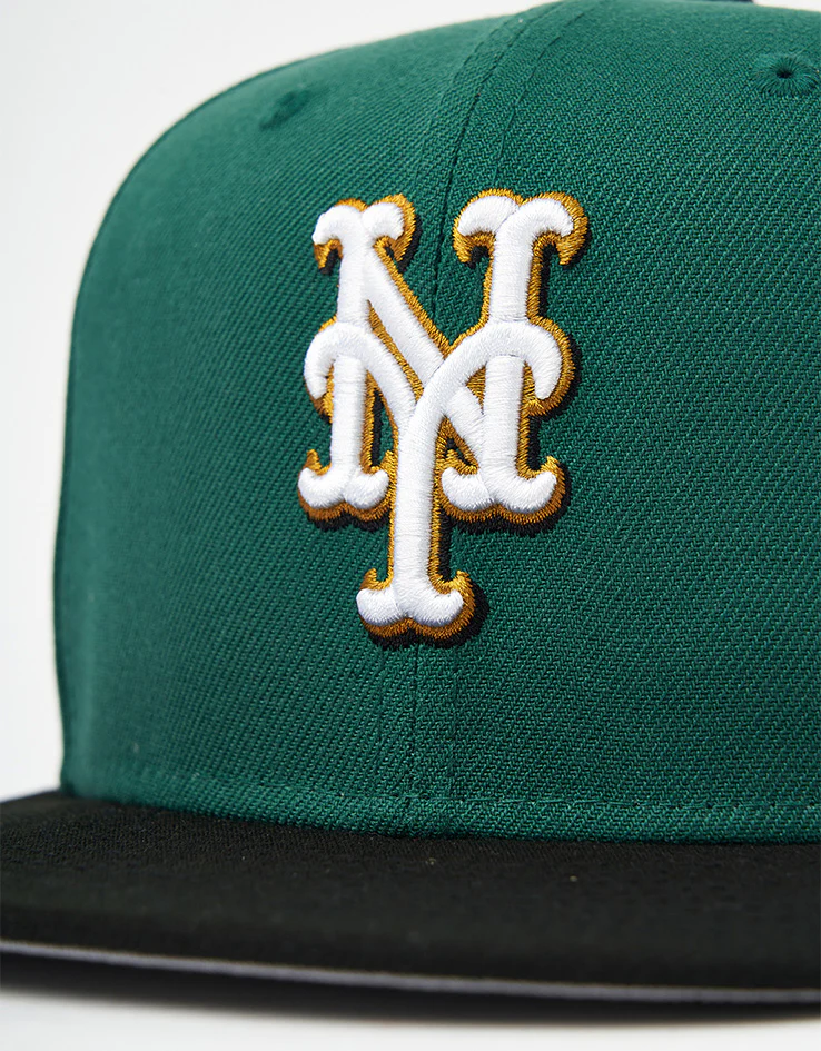 New Era New York Mets Visor Clip 59Fifty® Fitted Cap - Emerald Green/Black - Image 2