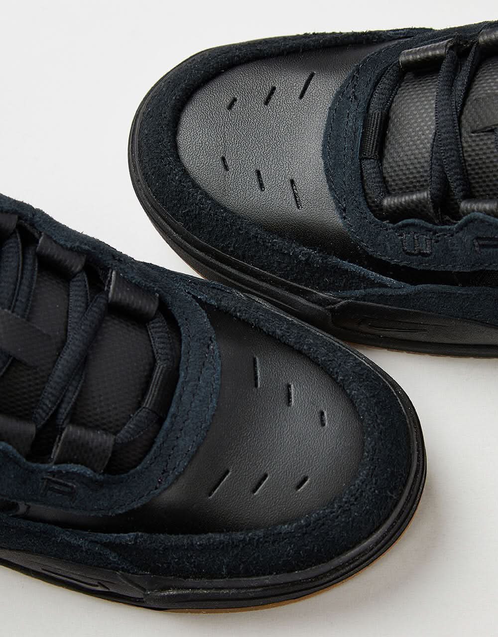 Nike SB Air Max Ishod Skate Shoes - Black/Black-Anthracite-Black-Gum Lt Brown-Univ Blue - Image 5