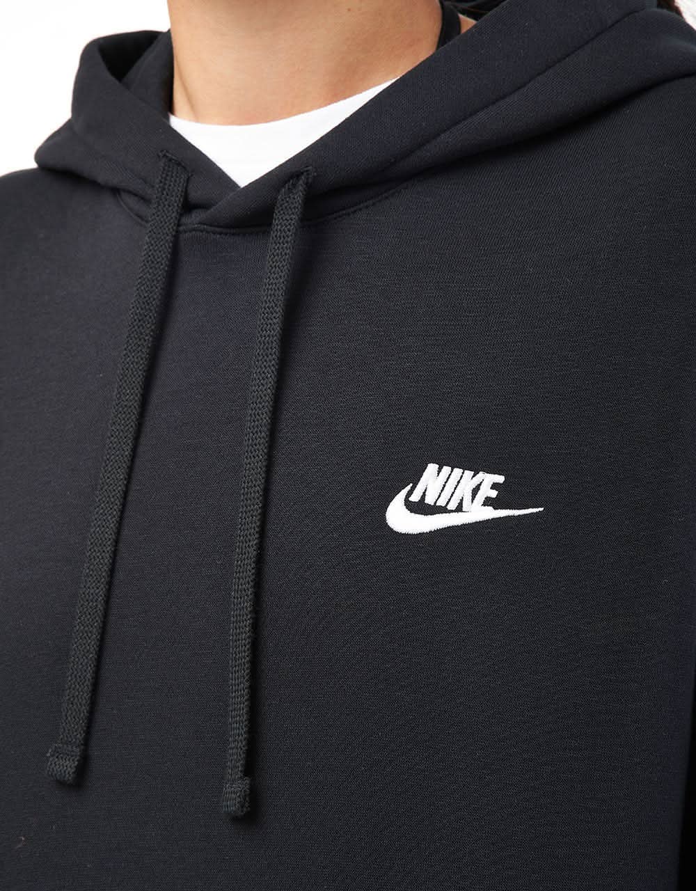 Nike Club Pullover Hoodie - Black/White - Image 8