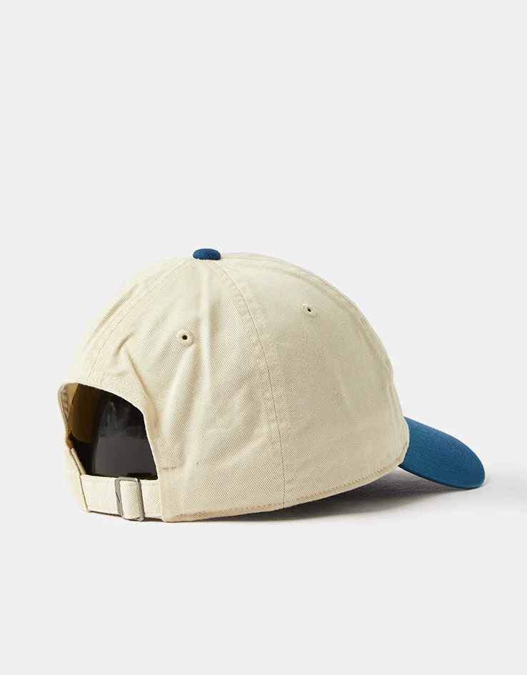 Nike Club Unstructured Futura Wash Cap - Light Khaki/Court Blue/Court Blue - Image 3