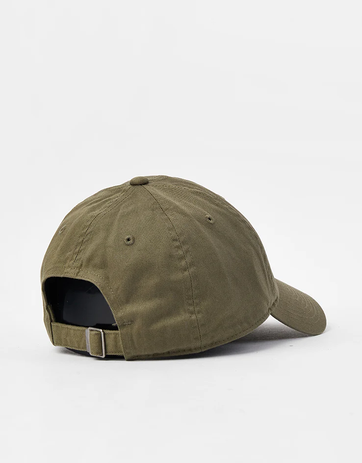 Nike Club Unstructured Futura Wash Cap - Medium Olive/White - Image 3