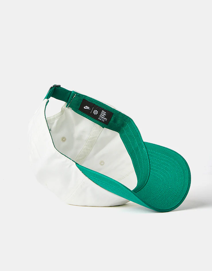 Nike Club Unstructured JDI Cap - Sail/Malachite/Malachite - Image 5