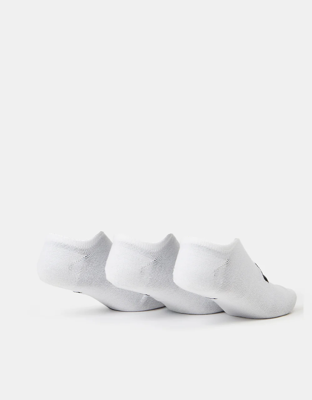 Nike Everyday Essentials No Show Socks 3 Pack - White/Black - Image 2