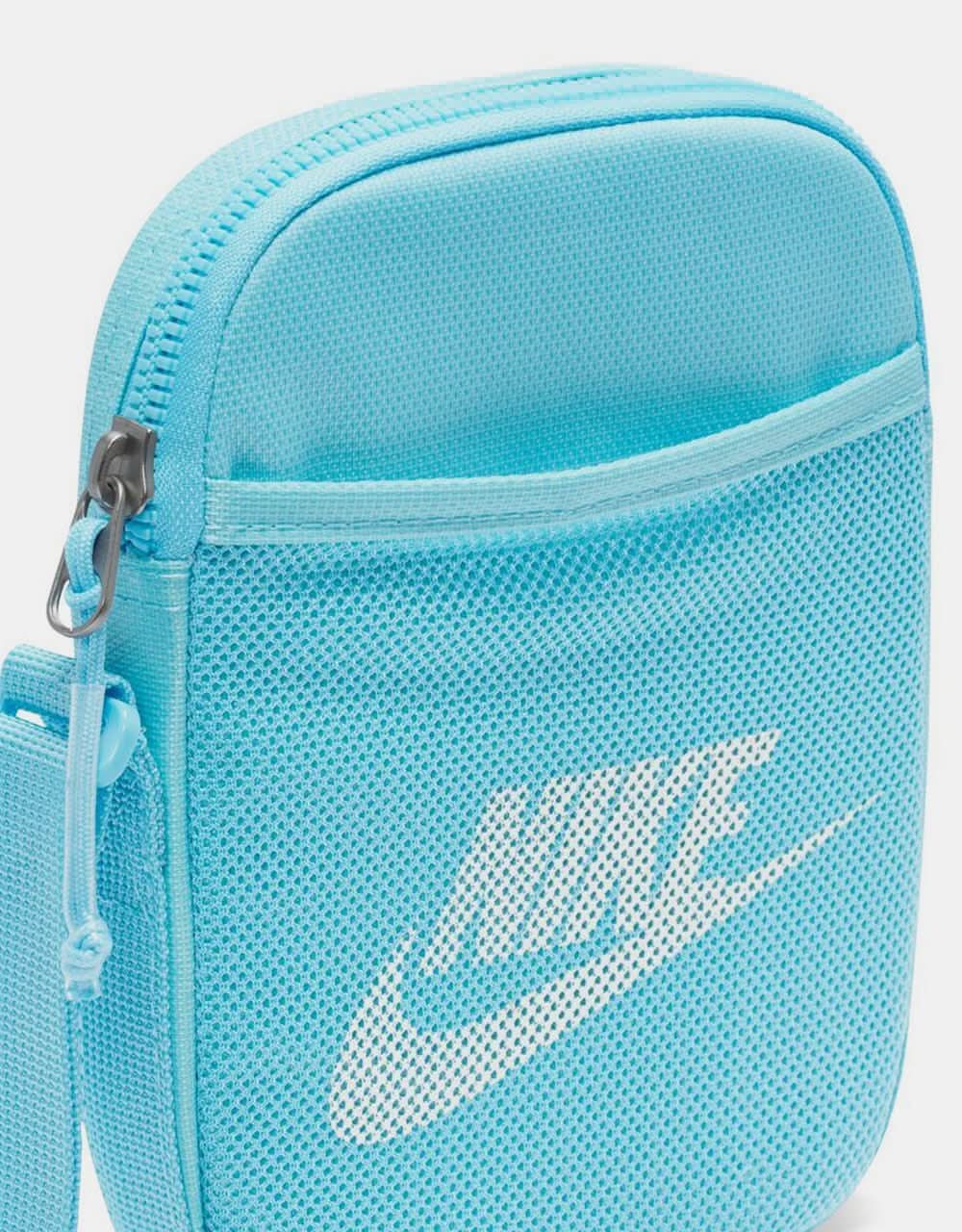 Nike Heritage Cross Body Bag - Aquarius Blue/Aquarius Blue/Sail - Image 4