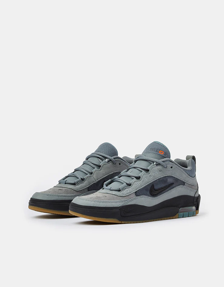 Nike SB Air Max Ishod ISO Skate Shoes - Cool Grey/Black-Cool Grey-Dark Grey - Image 4