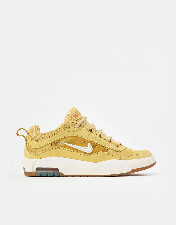 Nike SB Air Max Ishod ISO Skate Shoes - Saturn Gold/Sail-Saturn Gold-Solar