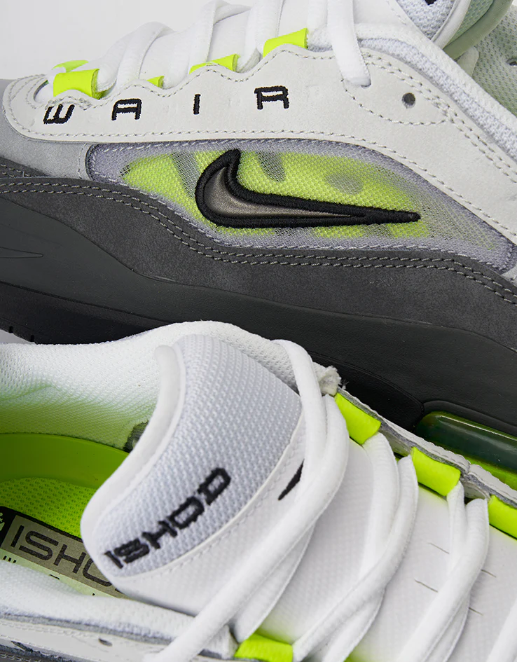 Nike SB Air Max Ishod Skate Shoes - Black/Neon Yellow-Anthracite-Lt Graphite - Image 3