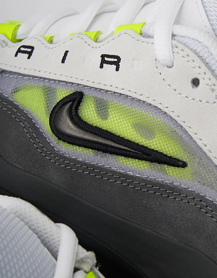 Nike SB Air Max Ishod Skate Shoes - Black/Neon Yellow-Anthracite-Lt Graphite - Image 6