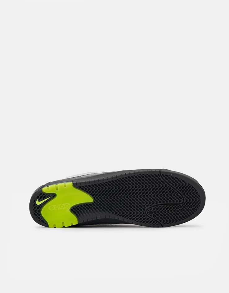 Nike SB Air Max Ishod Skate Shoes - Black/Neon Yellow-Anthracite-Lt Graphite - Image 7