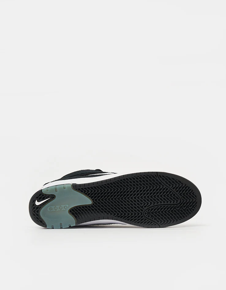 Nike SB Air Max Ishod Skate Shoes - Black/White-Black-Black - Image 5