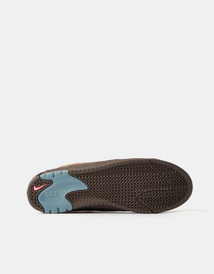 Nike SB Air Max Ishod Skate Shoes - Hemp/Baroque Brown-Pinksicle - Image 9