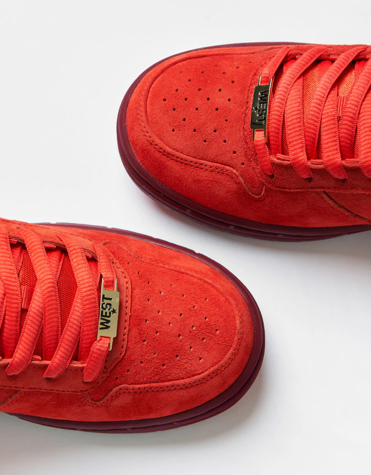 Nike SB 'All Star' Paul Rodriguez Zoom Air Low QS Skate Shoes - Habanero Red/Club Gold/Team Red/Habanero Red - Image 10