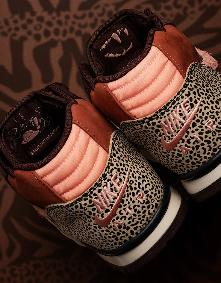Nike SB 'Arts-Rec' Air Trainer 1 Skate Shoes - Limestone/Pink Quartz-Earth-Dusty Peach - Image 4
