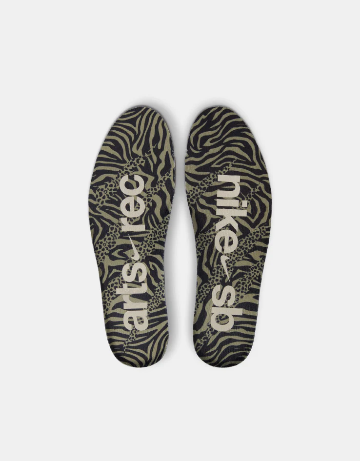 Nike SB 'Arts-Rec' Air Trainer 1 Skate Shoes - Limestone/Pink Quartz-Earth-Dusty Peach - Image 7