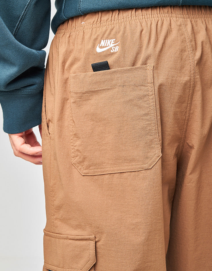 Nike SB Belted Kearny Cargo Pant - Mosswood Brown/White - Image 6