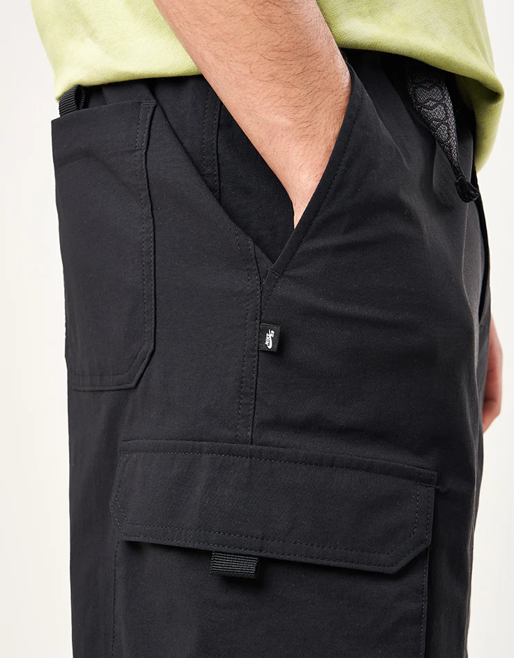 Nike SB Belted Kearny Cargo Shorts - Black/White - Image 5