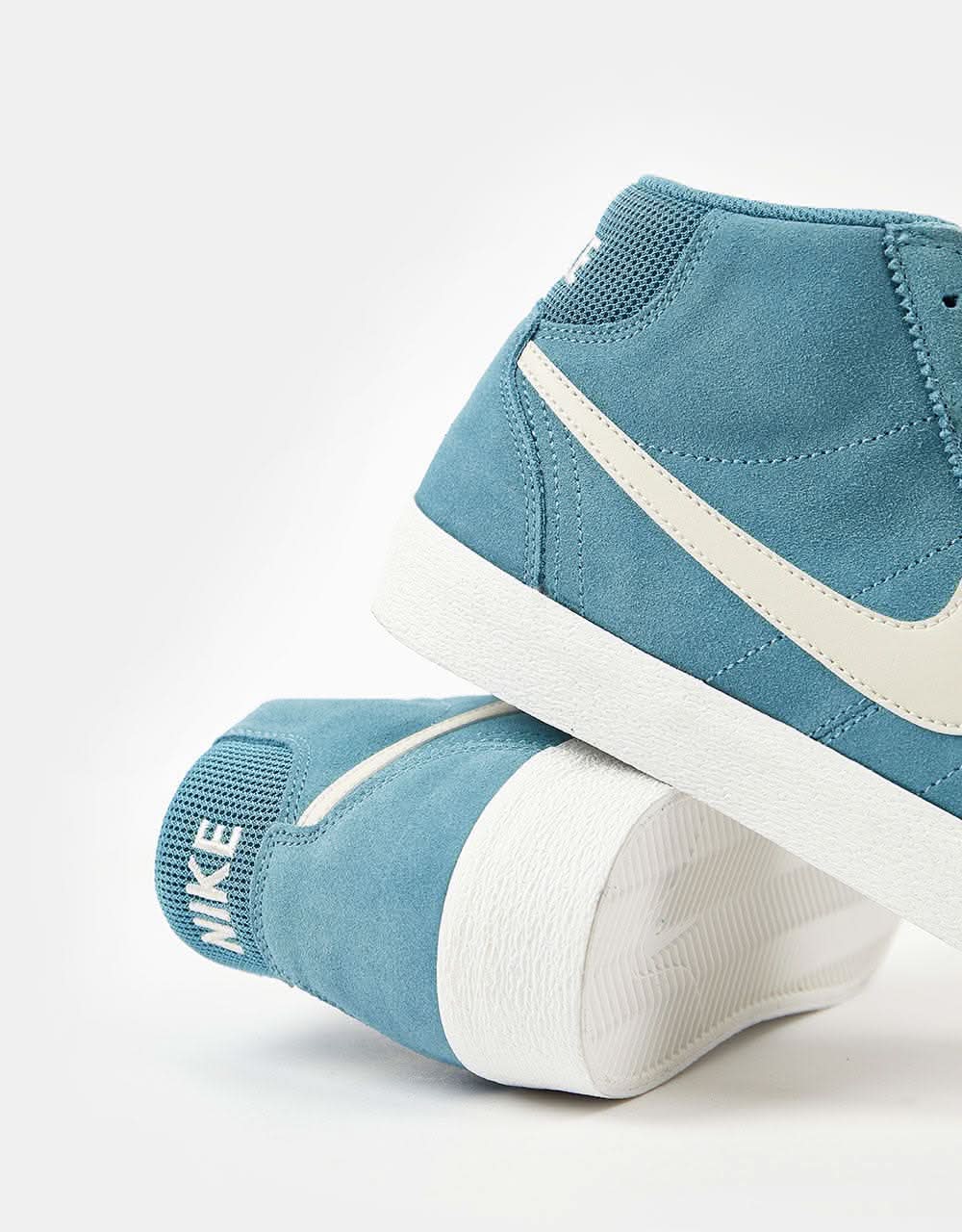 Nike SB Bruin High Skate Shoes - Noise Aqua/Lt Orewood Brn-Noise Aqua - Image 6