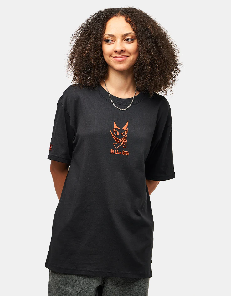 Nike SB Charcoal Dunk T-Shirt - Black - Image 3