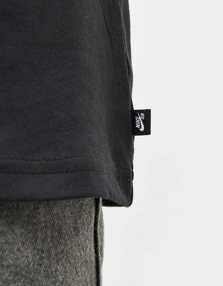 Nike SB Charcoal Dunk T-Shirt - Black - Image 6