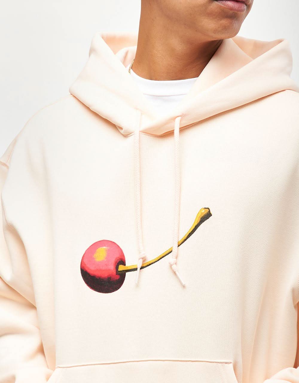 Nike SB Cherry Pullover Hoodie - Guava Ice/White - Image 2