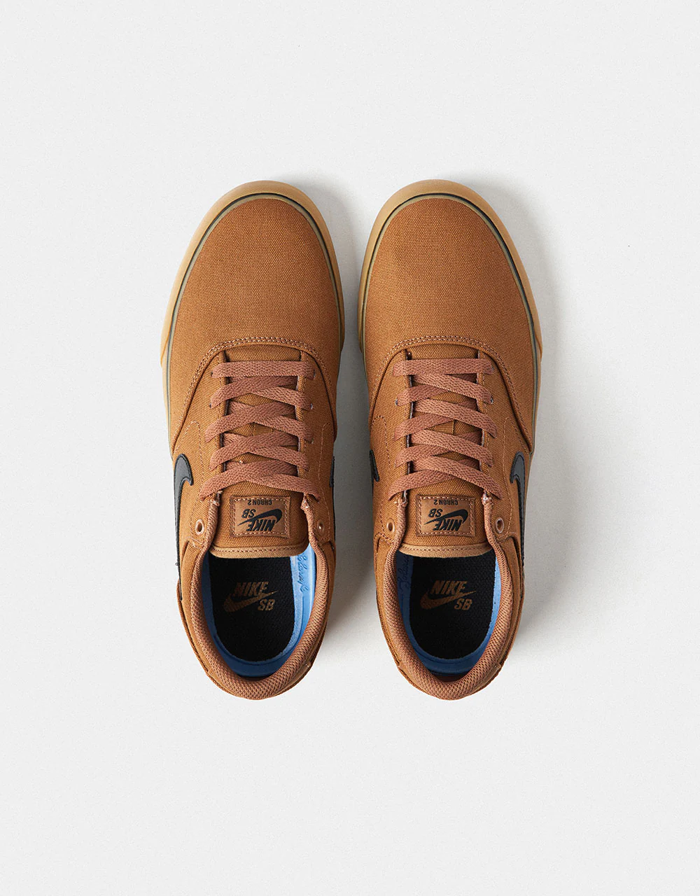 Nike SB Chron 2 Canvas Skate Shoes - Ale Brown/Black-Ale Brown - Image 2