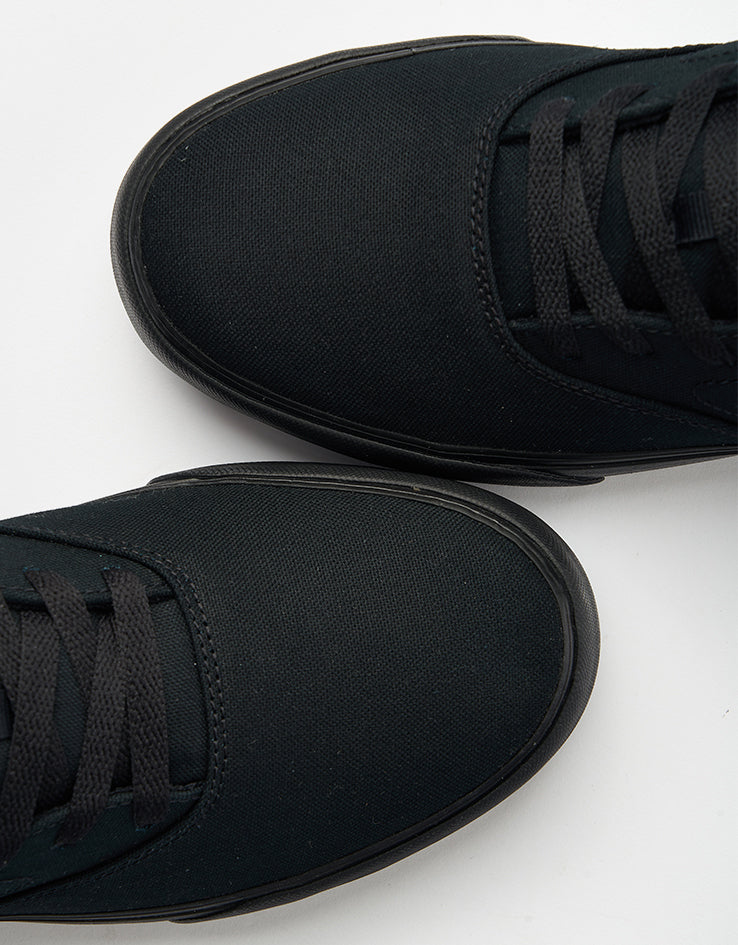 Nike SB Chron 2 Canvas Skate Shoes - Black/Black-Black - Image 6