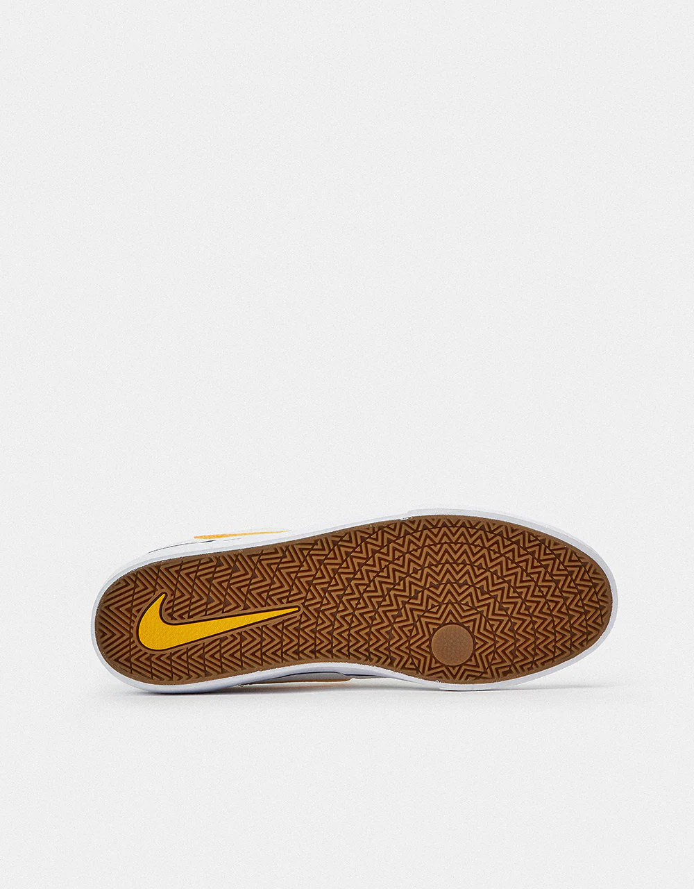 Nike SB Chron 2 Canvas Skate Shoes - Summit White/University Gold - Image 4