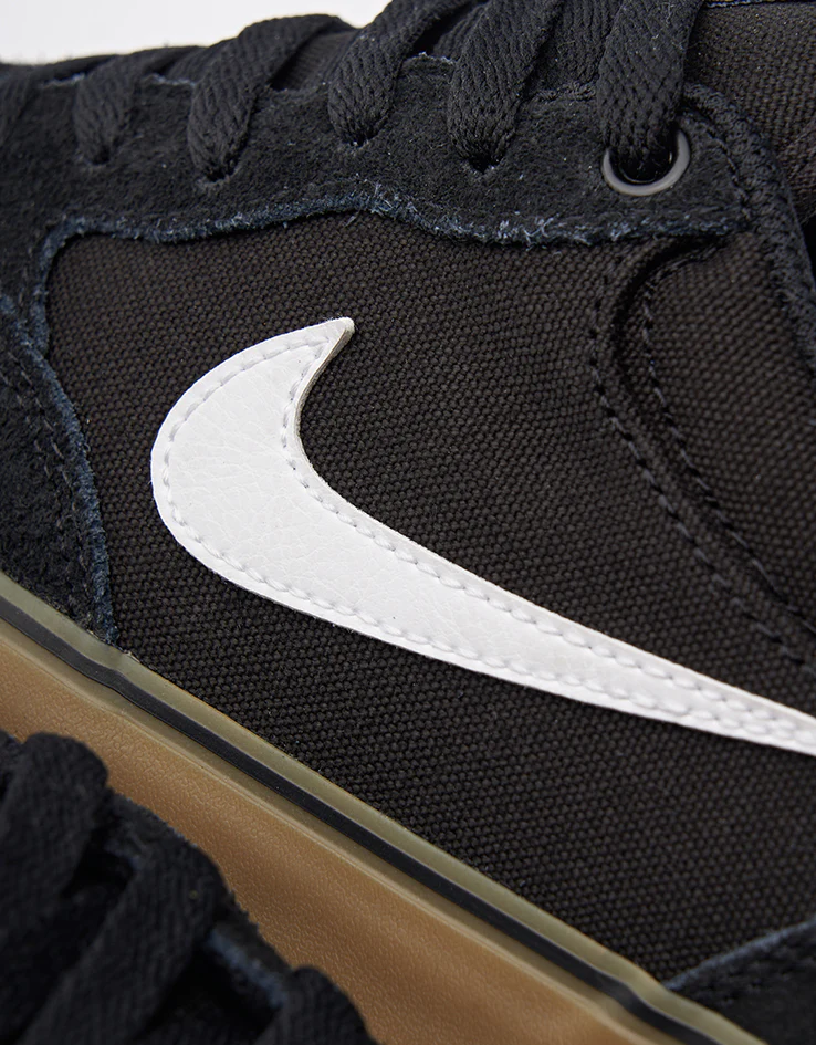 Nike SB Chron 2 Skate Shoes - Black/White-Black-Gum Light Brown - Image 6