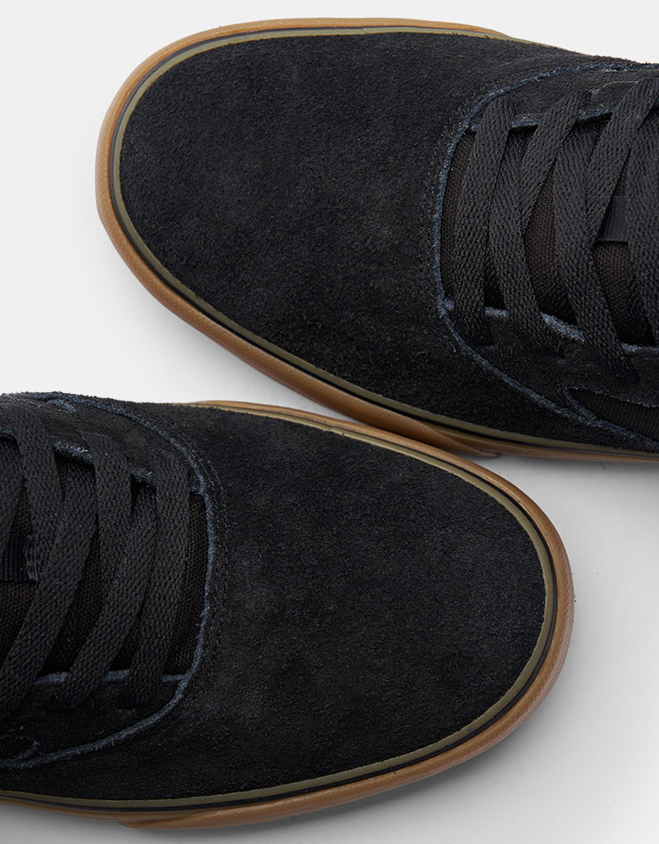 Nike SB Chron 2 Skate Shoes - Black/White-Black-Gum Light Brown - Image 7