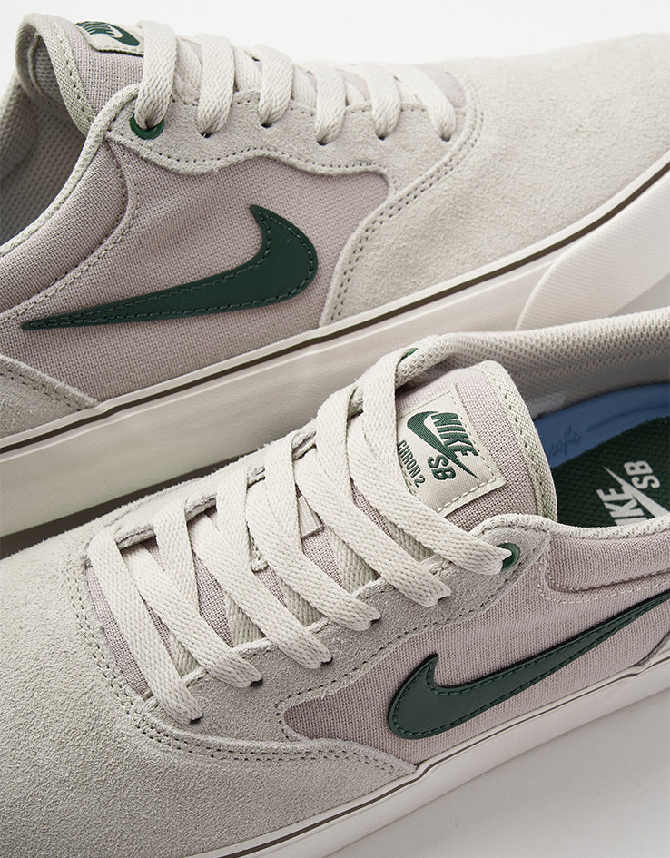 Nike SB Chron 2 Skate Shoes - Lt Orewood Brn/Fir-Phantom-Mink Brown - Image 5