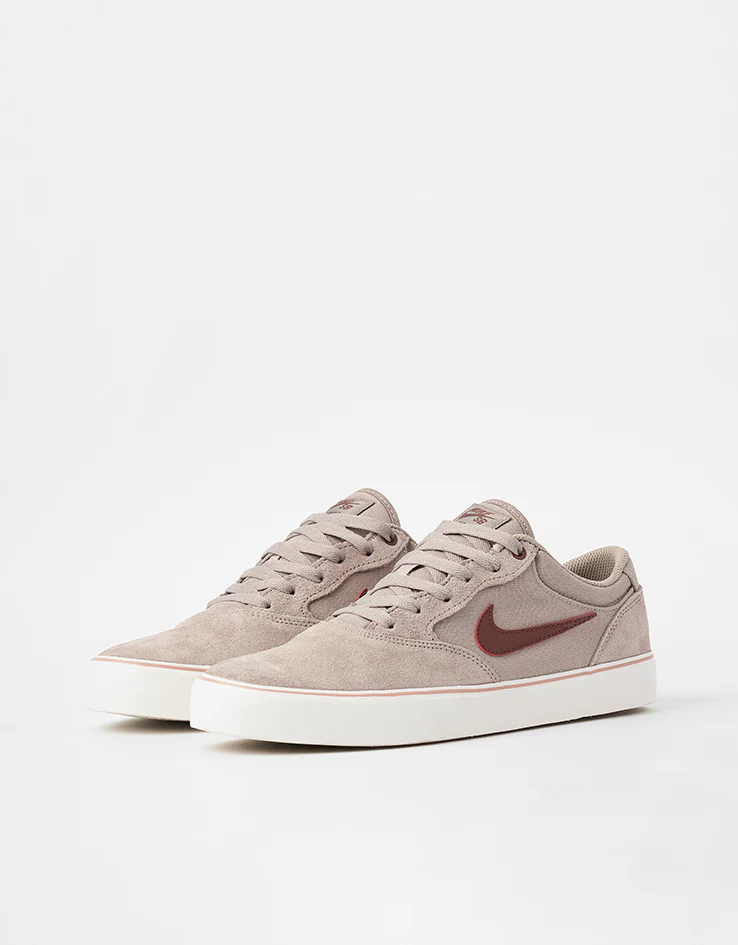 Nike SB Chron 2 Skate Shoes - Malt/Red Sepia-Phantom-Particle Pink - Image 3