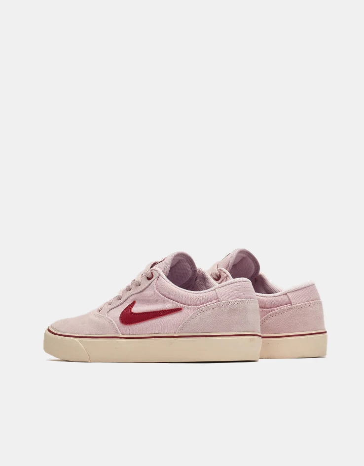 Nike SB Chron 2 Skate Shoes - Pink Foam/Noble Red-Pearl White - Image 4