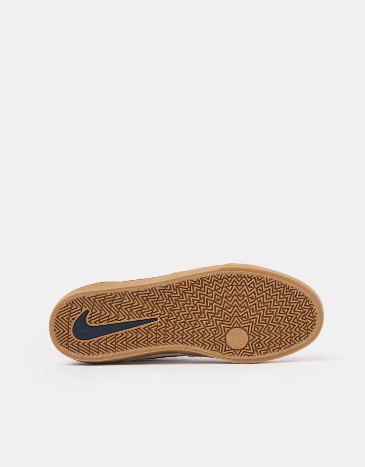Nike SB Chron 2 Skate Shoes - Vast Grey/Armory Navy-Dark Russet - Image 8