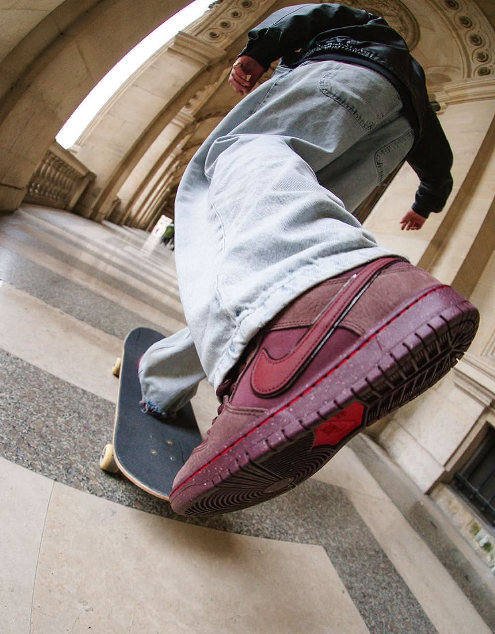 Nike SB 'City of Love' Dunk Low Premium Skate Shoes - Burgundy Crush/Dk Team Red-Earth-Dk Pony-Univ Red-Earth - Image 10