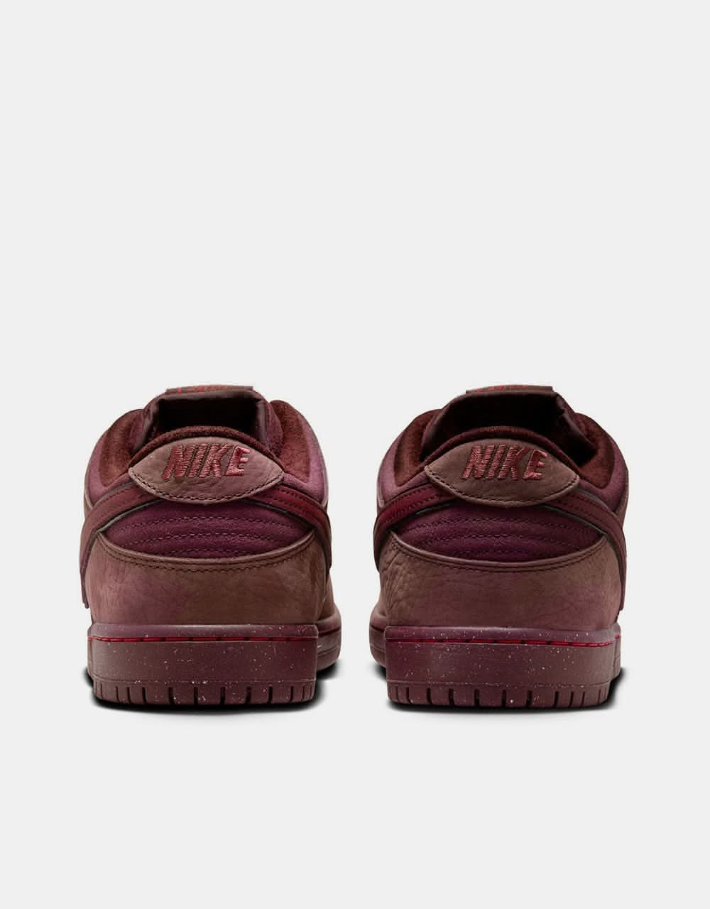 Nike SB 'City of Love' Dunk Low Premium Skate Shoes - Burgundy Crush/Dk Team Red-Earth-Dk Pony-Univ Red-Earth - Image 3