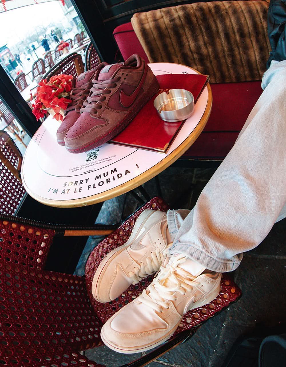 Nike SB 'City of Love' Dunk Low Premium Skate Shoes - Burgundy Crush/Dk Team Red-Earth-Dk Pony-Univ Red-Earth - Image 7
