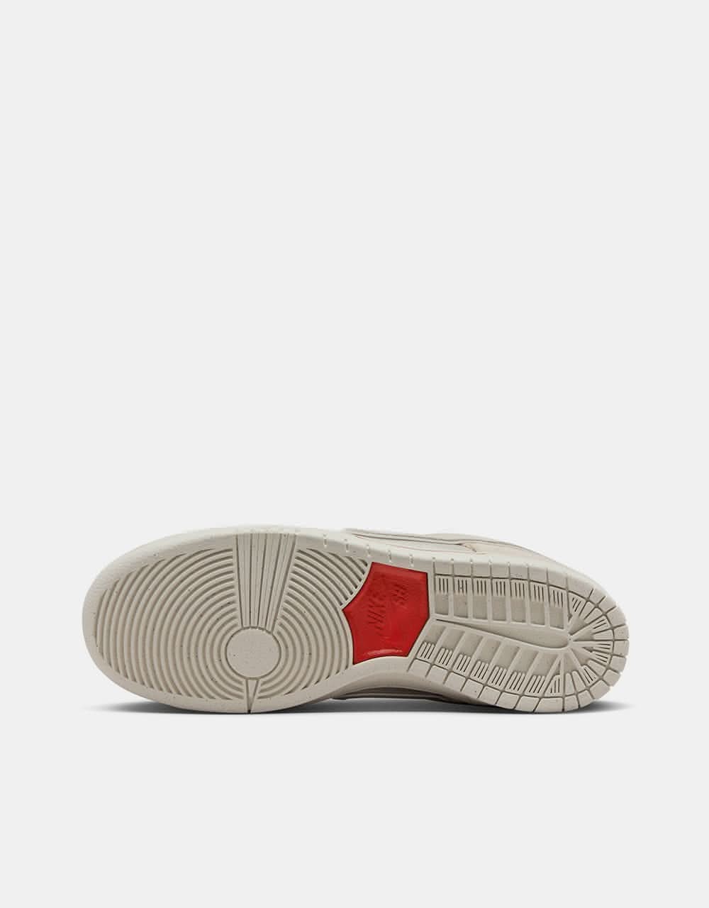 Nike SB 'City of Love' Dunk Low Premium Skate Shoes - Coconut Milk/Lt Bone-Phantom-Univ Red-Sail - Image 11